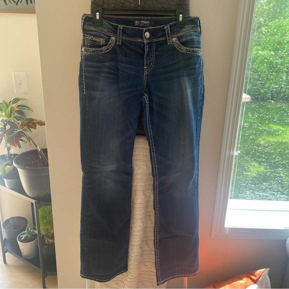Silver Suki Jean